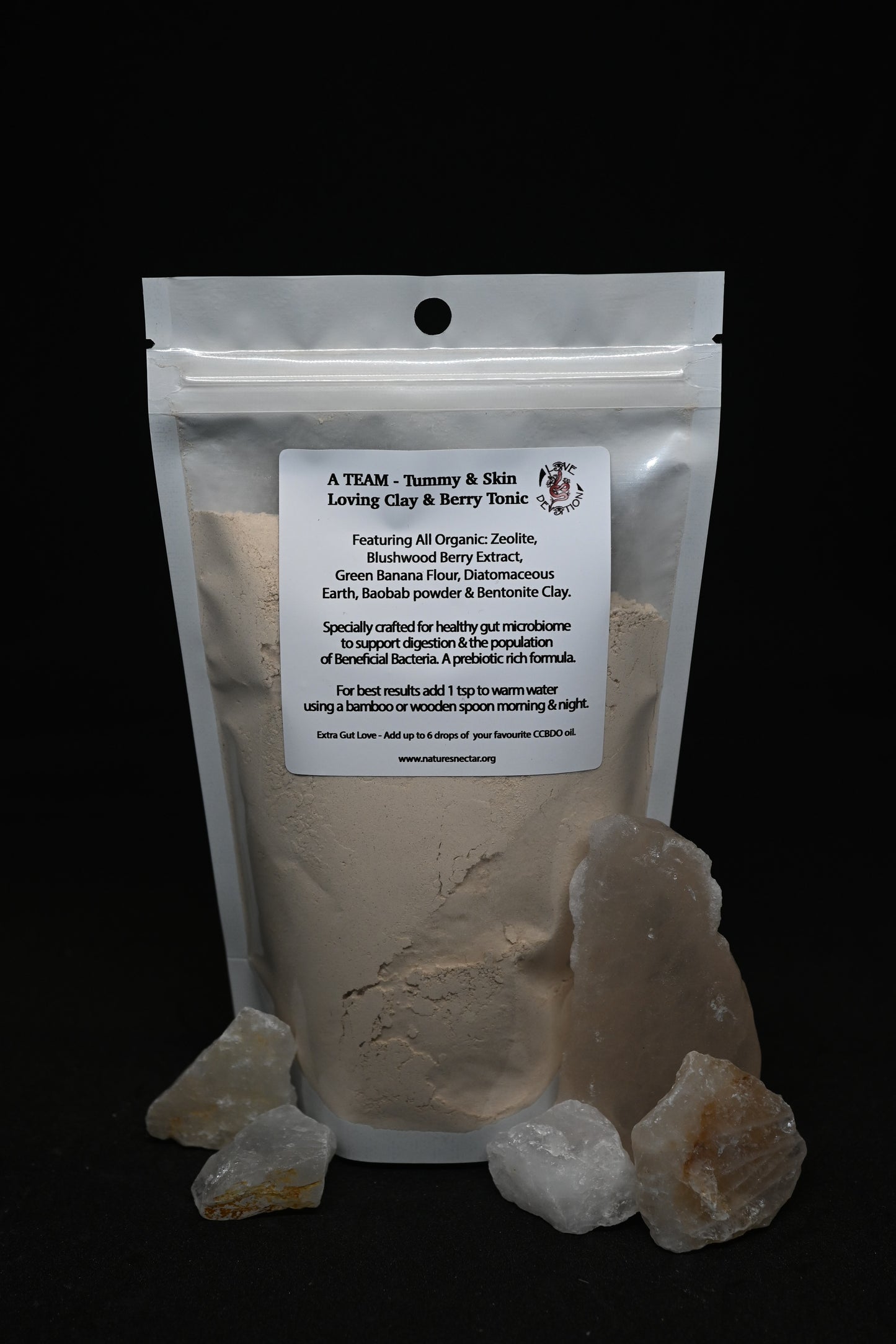 A Team - Organic Clay + Berry Skin & Tummy Tonic